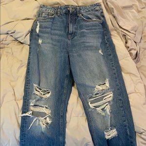 Zara ripped jeans!